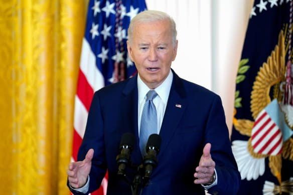 US President Joe Biden’s announcement came a week after he sparked an angry backlash within his own ranks after pardoning his son Hunter.