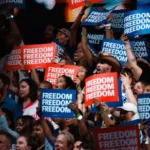 Kamala Harris Holds Rally In Houston, Texas Highlighting Support For Reproductive Rights