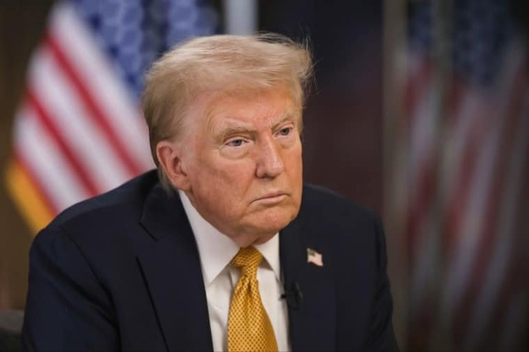 President-elect Donald Trumps sits down for an interview with Kristen Welker on "Meet The Press"