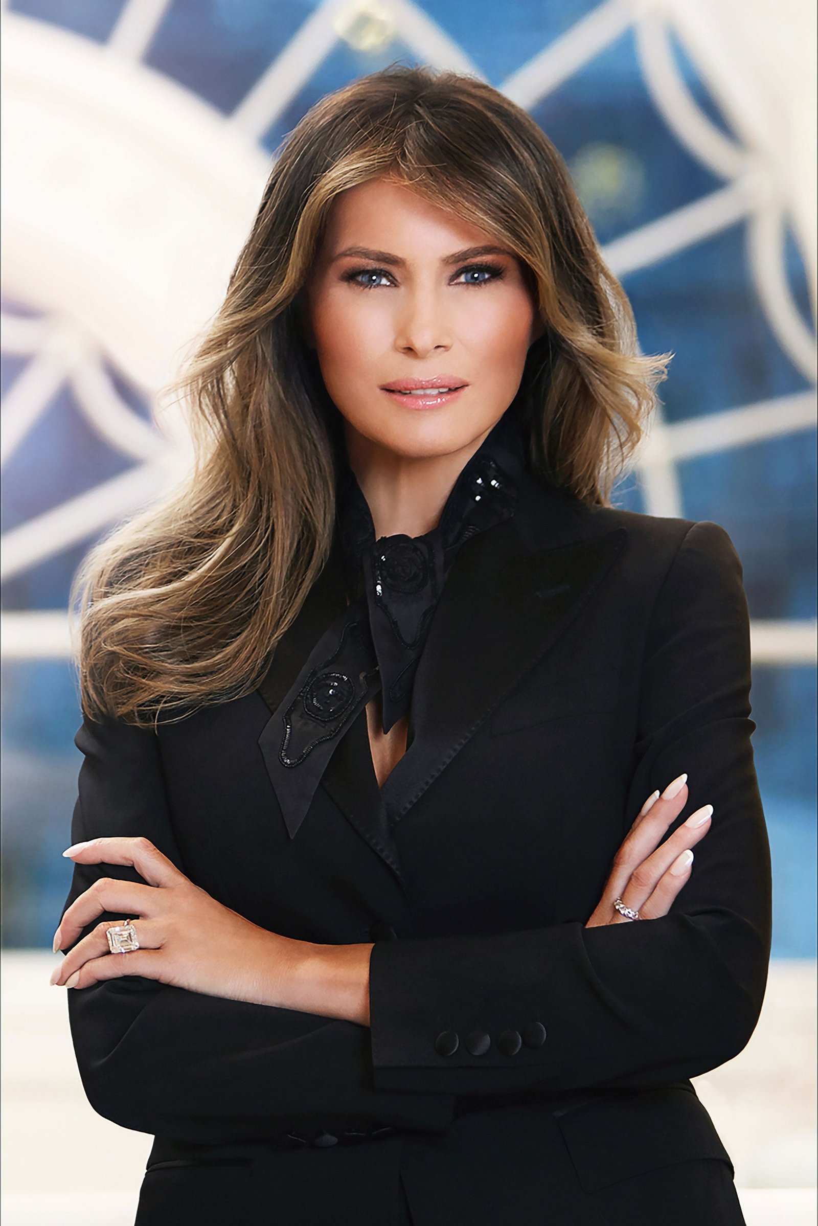 Melania Trump’s first portrait as First Lady, taken in 2017