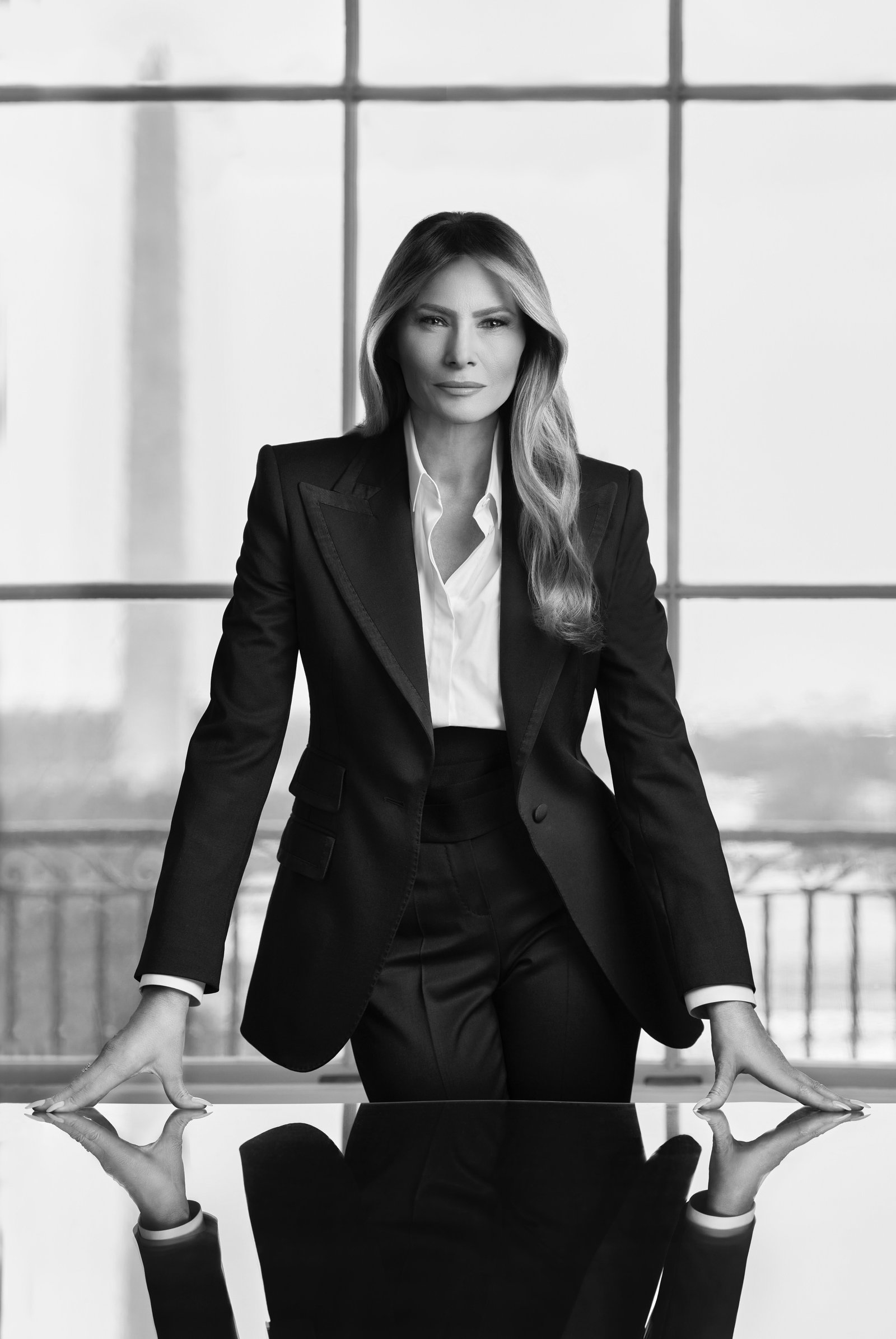 Melania Trump’s second official portrait as First Lady was released Monday