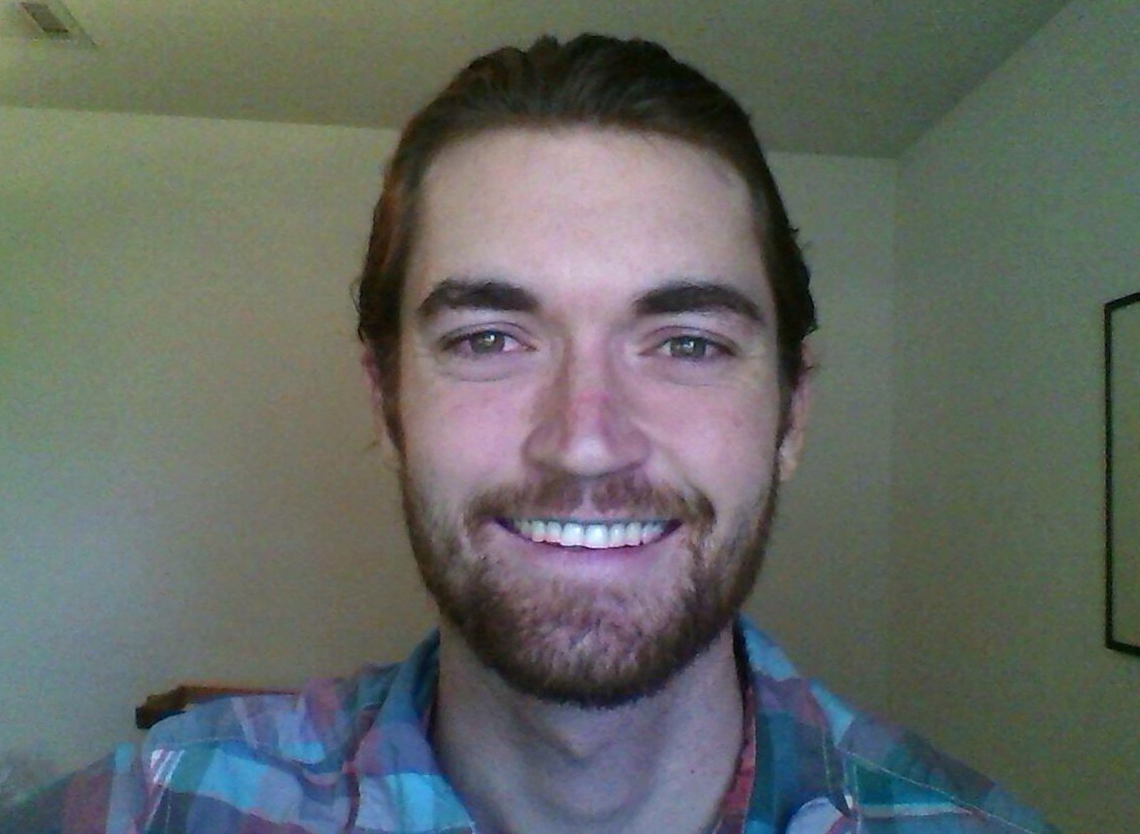 Photograph of Ross Ulbricht, Silk Road creator, used as evidence in his trial.