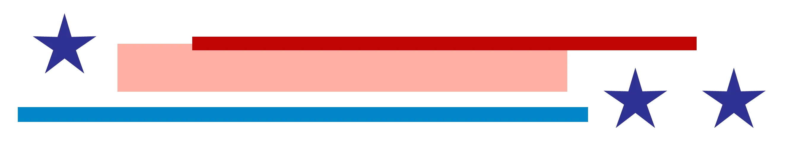 Illustration of a bar chart with stars.
